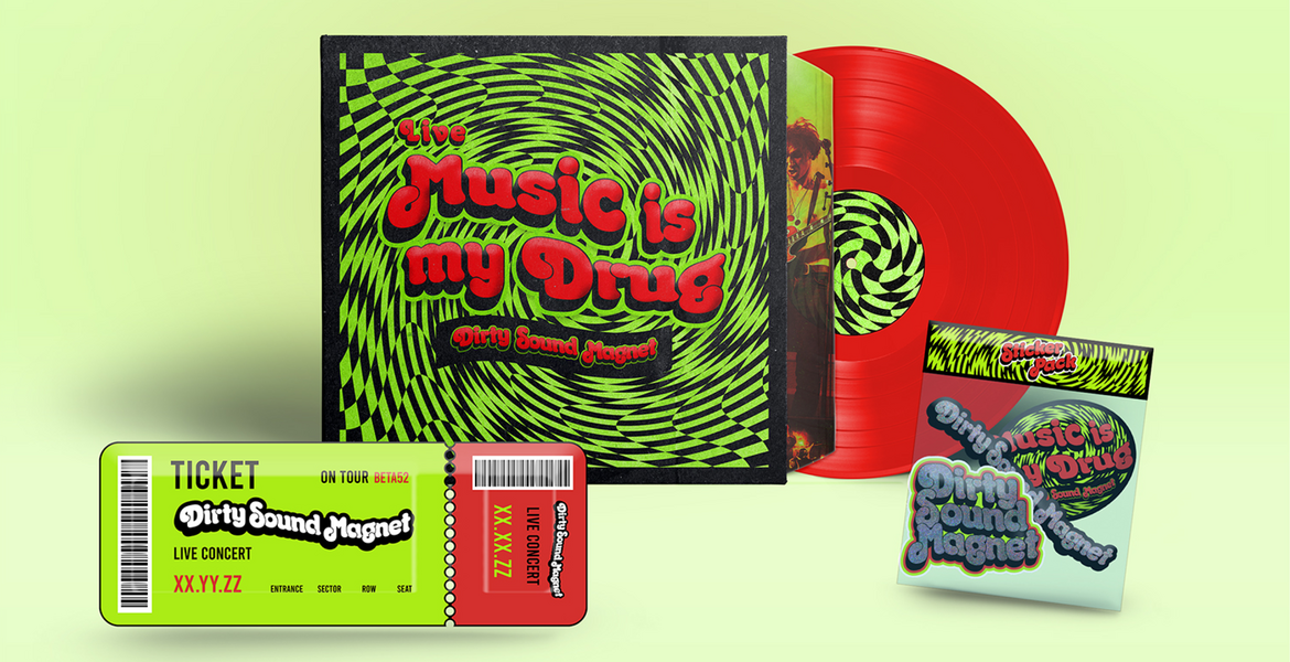 LIVE Vinyl + Ticket Nürnberg + Stickerset, 07.02.2025, MUZclub, Fürther Straße 63, 90429 Nürnberg, Einlass: 19:00 Beginn: 20:00