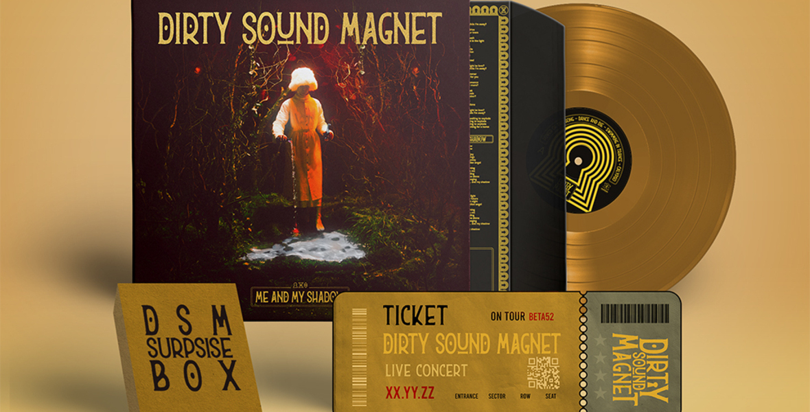  VINYL - ME AND MY SHADOW + Ticket München + DSM Surprise Box, PRE-ORDER 